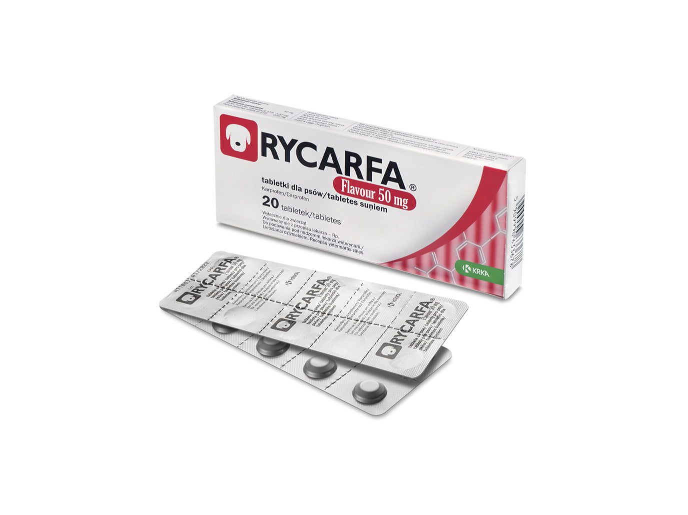 Rycarfa – équivalent CARPROX VET – Boîte 20 comprimés